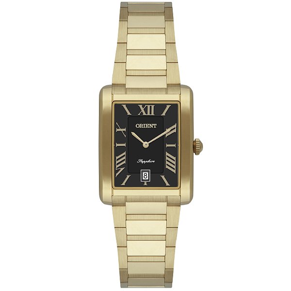 Relógio Orient LGSS1021G3KX Tank Dourado Preto