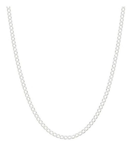 Corrente Grumet 4,5mm prata 925 60cm
