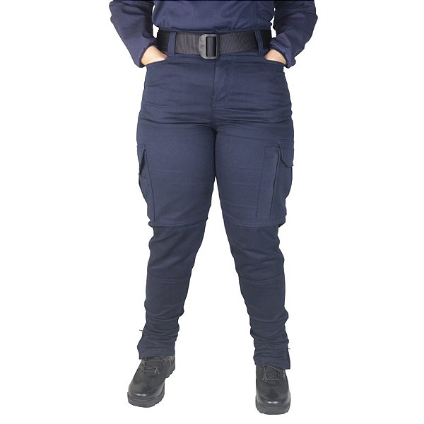 Calça Tática Militar Feminina Fem-Tac Azul - Bélica