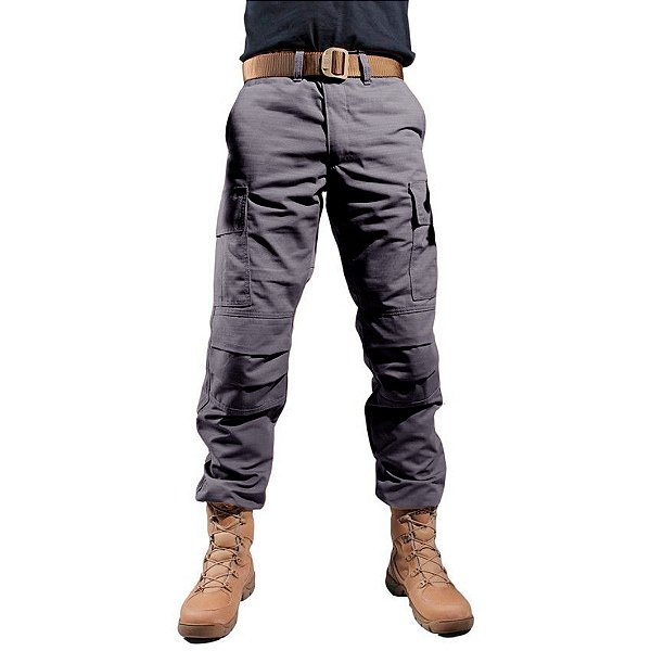 Calça Masculina Combat Bélica - Cinza Bandeirante