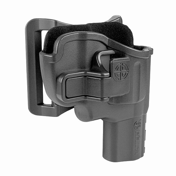 Coldre Revólver 5T Bélica - Cintura/Passador - Preto