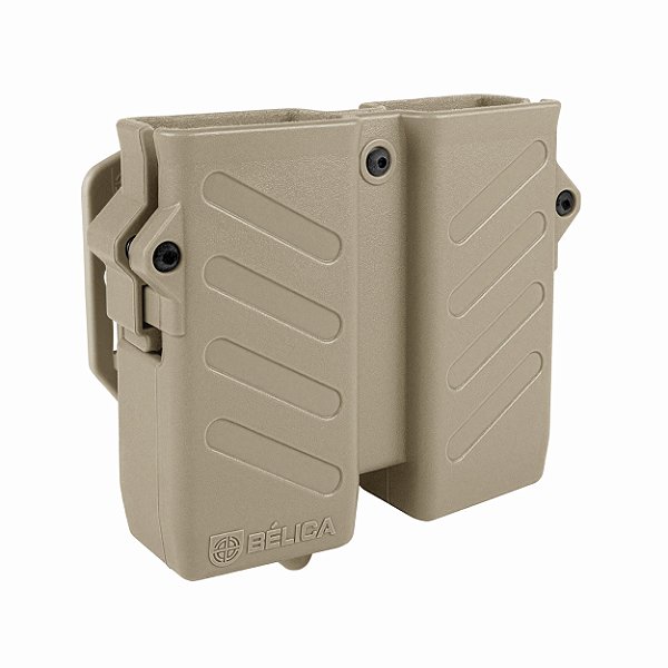 Porta Carregador Duplo VECTOR Bélica - MOLLE - Coyote