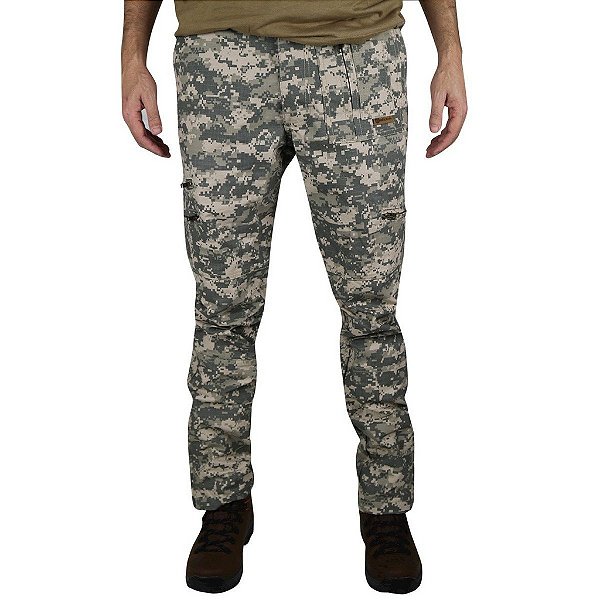 Calça Masculina Multiforce Camuflada Areia Digital Bélica