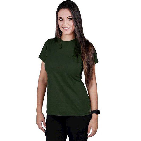 Camiseta Feminina Soldier Verde Bélica