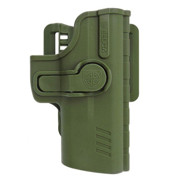 Coldre PRO SR Bélica - Cintura/Passador - Verde