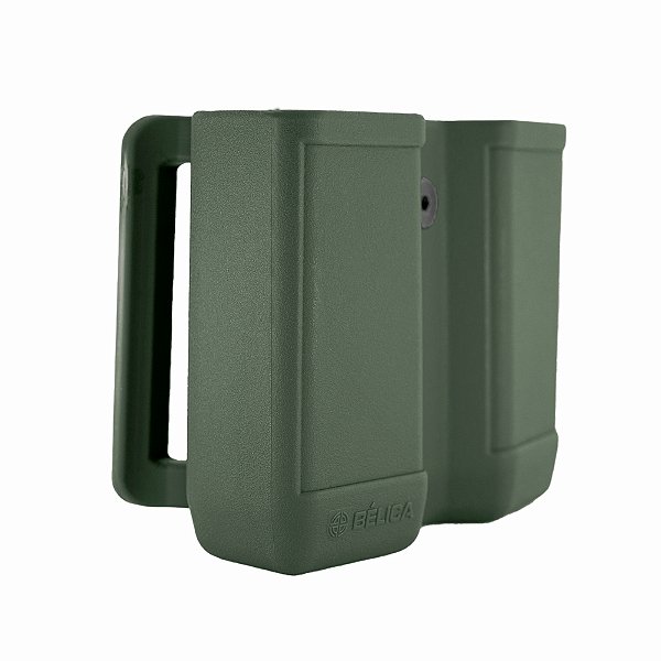 Porta Carregador Duplo Passador Bélica - Verde