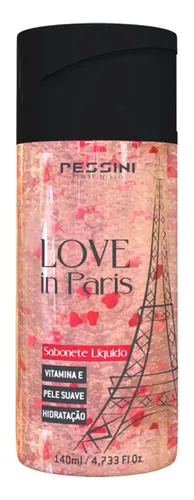 Love In Paris Sabonete Líquido com Vitamina E 140ml Pessini.
