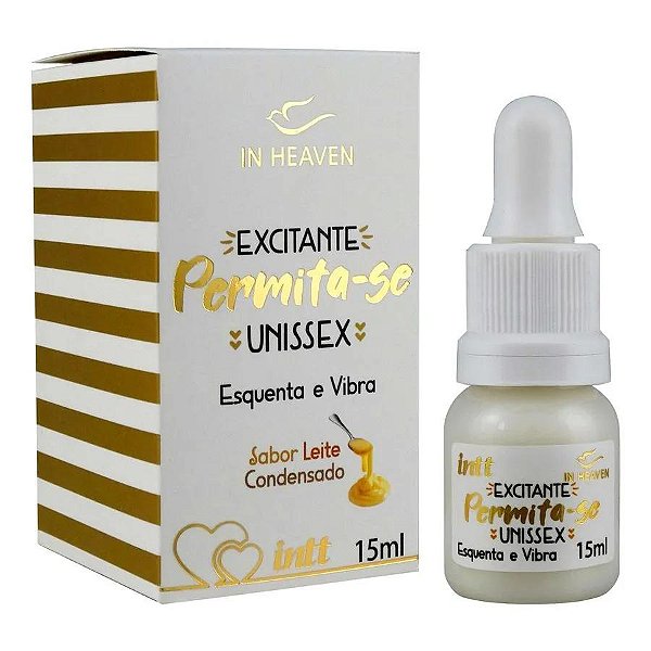 Permita-se Gel Excitante Unissex Esquenta e Vibra 15ml Intt