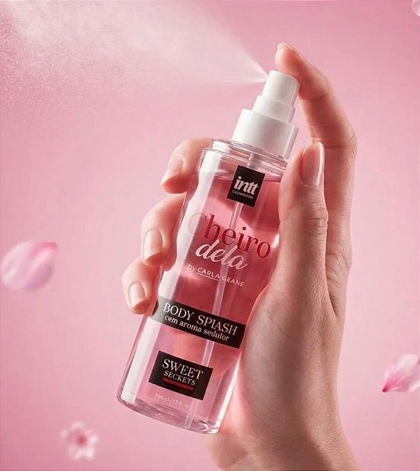 Cheiro Dela Body Splash com Aroma Sedutor Linha Sweet Secrets By Carla Geane 230ml Intt