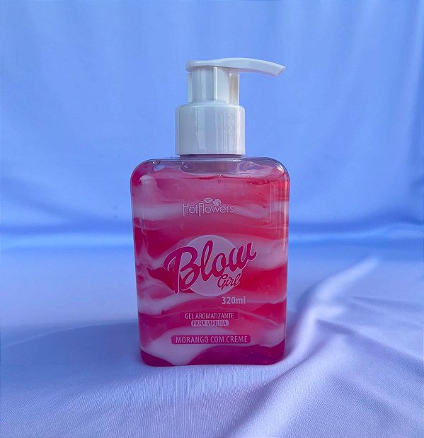 Blow Girl Gel Aromatizante Beijável Para Virilha 320ml Hot Flowers