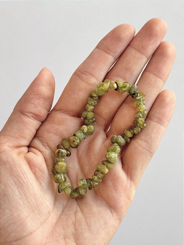 Pulseira de Peridoto - Transformação; Mudanças Drásticas; Destino; Libera Tensões