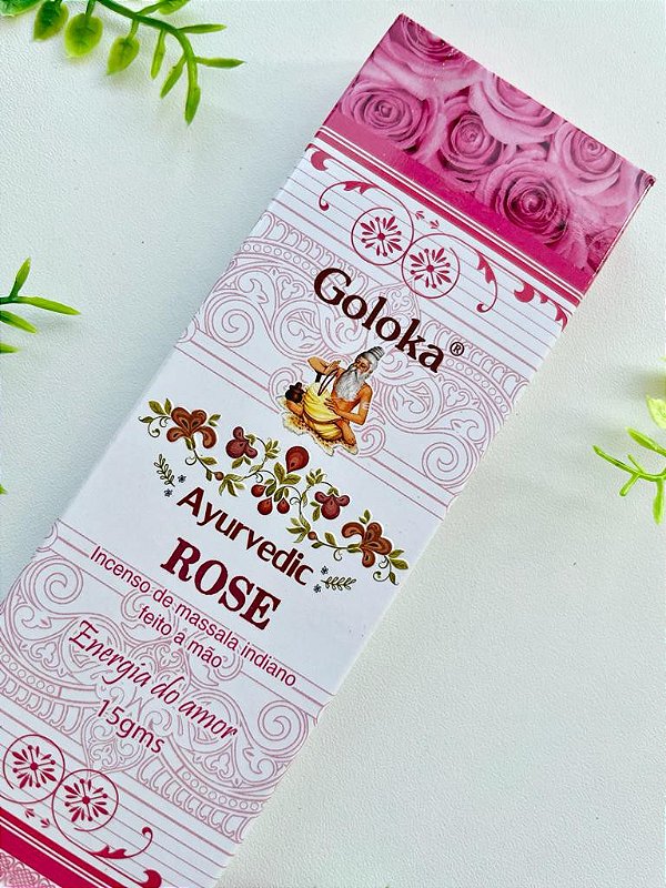Incenso Goloka - Ayuvedic Rose