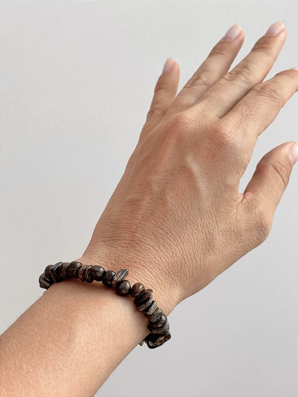 Pulseira de Bronzita - Calma e Autocontrole; Traumas; Pessoas Nervosas e Impulsivas; Auxilia em Dietas