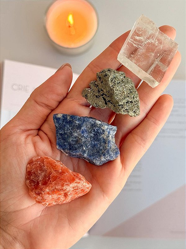 Kit Estudo e Trabalho - Coloque na Sua Mesa - Concentração, Memória, Foco e Prosperidade