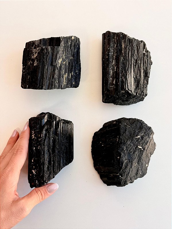 Turmalina Negra de Ambiente GG 701 a 900g - Proteção Energética e Espiritual, Inseguranças e Soluções
