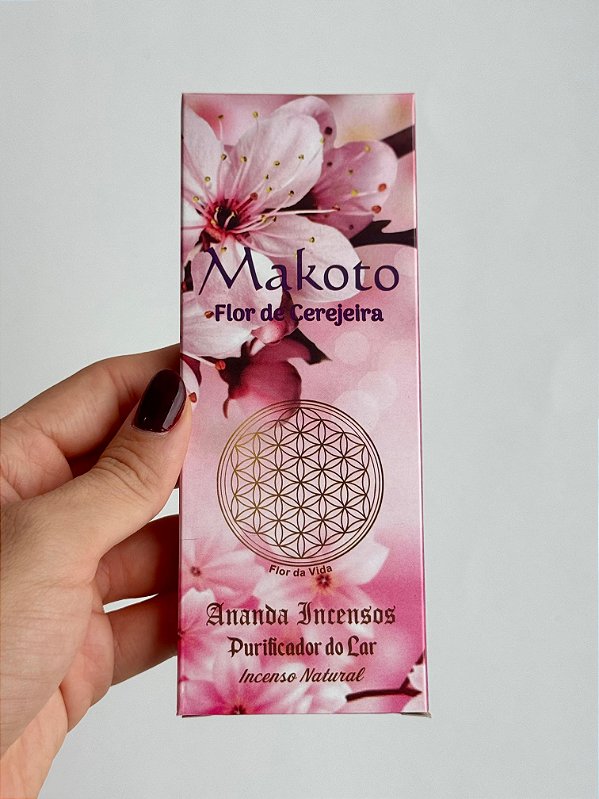 Incenso Ananda - Flor de Cerejeira - Tranquilidade, Bem-estar e Felicidade