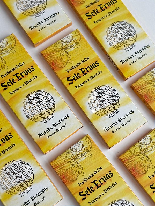 Incenso Ananda - Sete Ervas - Limpeza e Proteção
