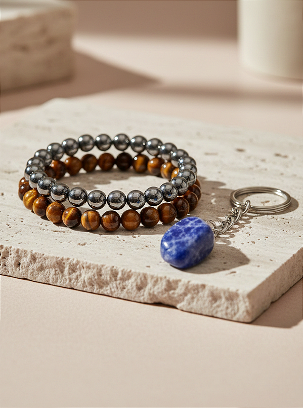 Kit Energia Masculina - Ativação e Equilíbrio da Energia Masculina; Poder Pessoal, Força, Disciplina