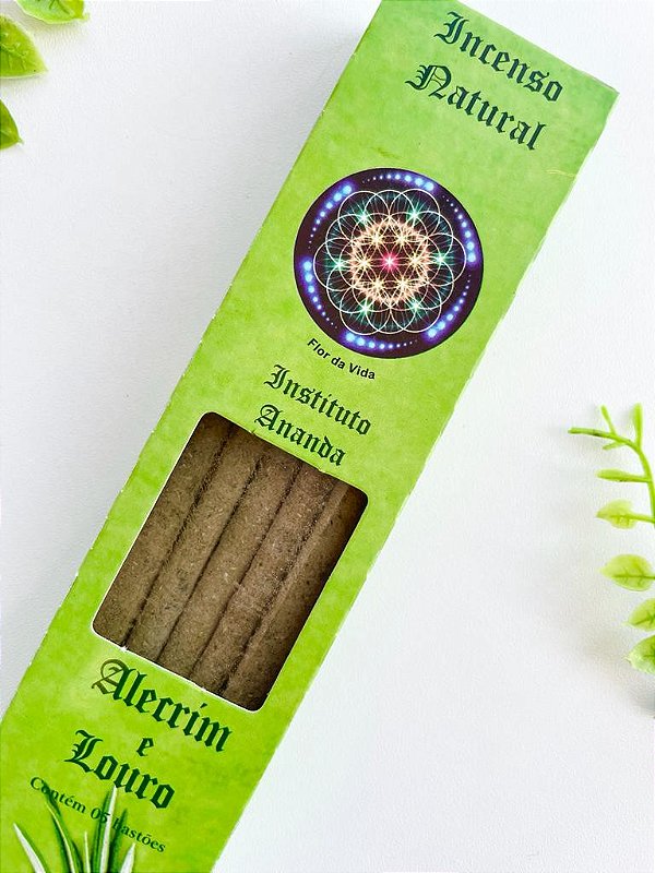 Incenso Ananda - Alecrim e Louro - Limpeza Masala