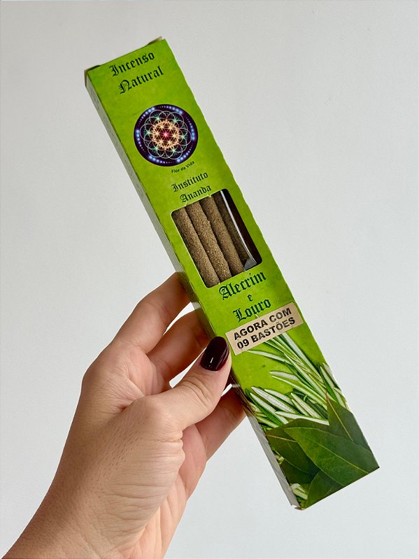 Incenso Ananda - Alecrim e Louro - Limpeza Masala