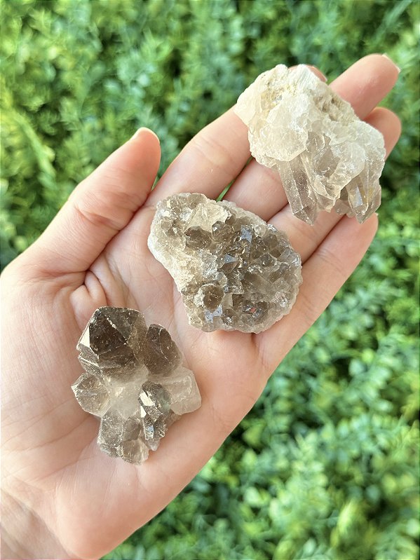 Drusa de Quartzo Fumê Mini - Pedra da Concretização