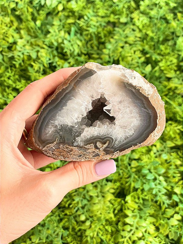 Geodo de Ágata GA801 743g - Pedra da Sorte
