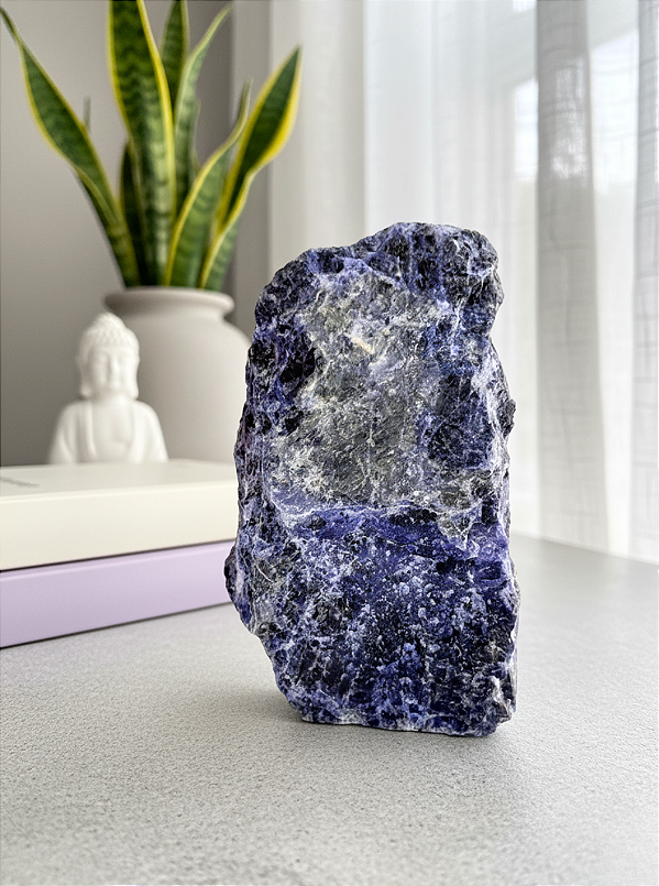 Sodalita - Base Serrada - Direcionamento, Clareza Mental, Decisões, Discernimento