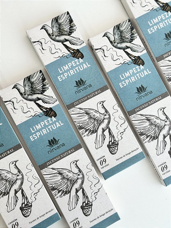Incenso Nirvana - Limpeza Espiritual - Limpa, Energiza e Fortalece a Espiritualidade