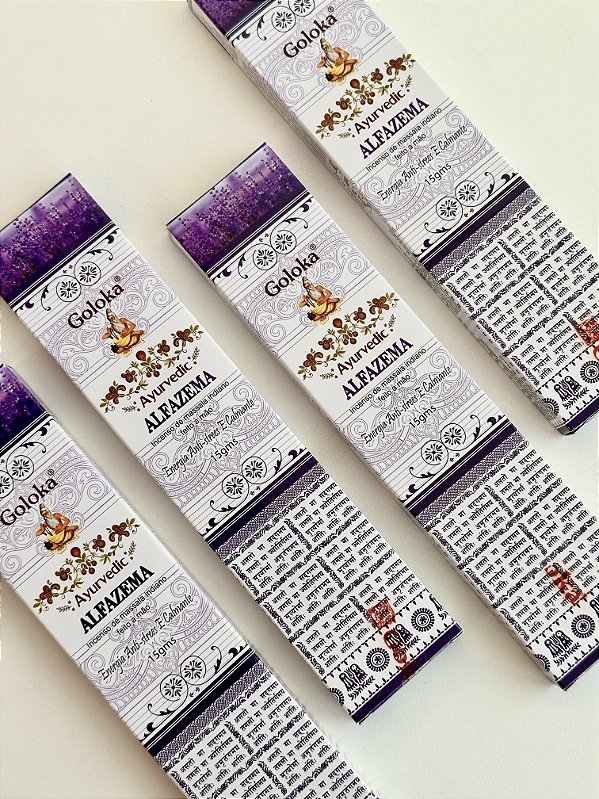 Incenso Goloka - Ayurvedic Alfazema