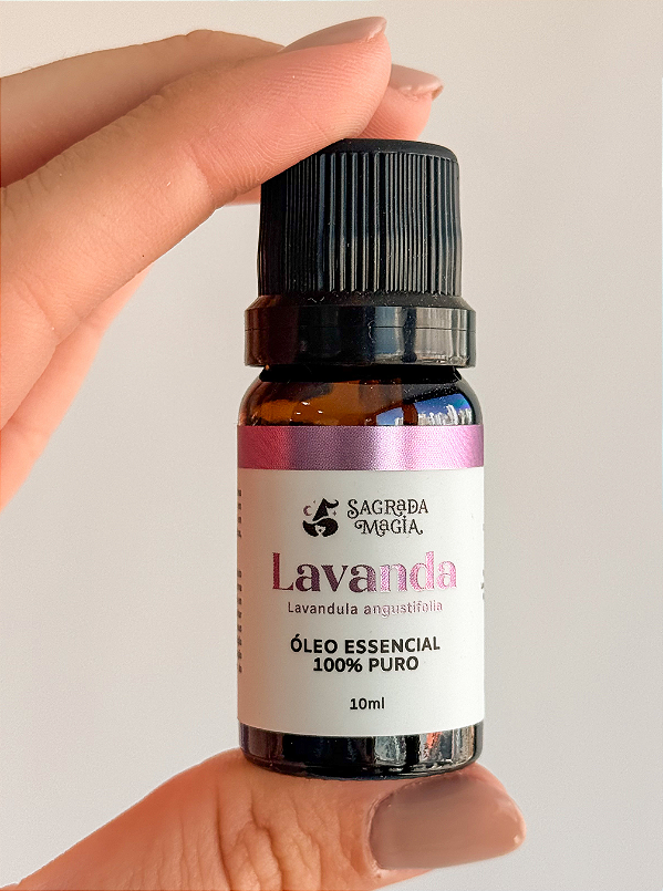 Óleo Essencial de Lavanda - Calmante; Ajuda a Dormir Melhor; Auxilia Dores Articulares