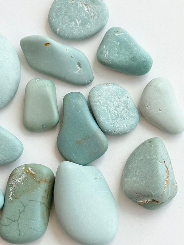 Turquesa Brasileira Rolada - Bons Acontecimentos; Proteção; Profundo Bem-estar; Boa Sorte