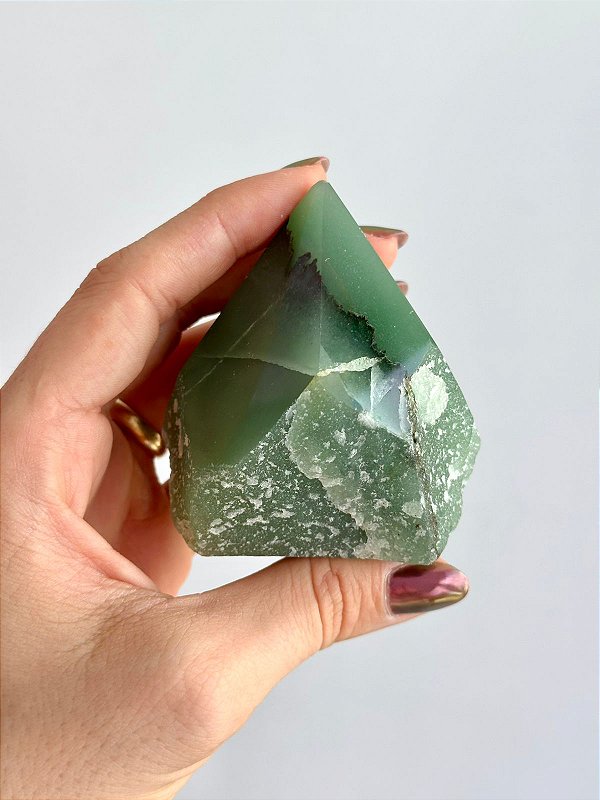 Ponta Geradora de Quartzo Verde - Saúde e Equilíbrio