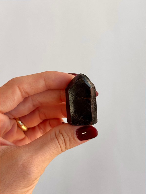 Mini Ponta de Turmalina Negra - Proteção Energética e Espiritual, Inseguranças e Soluções