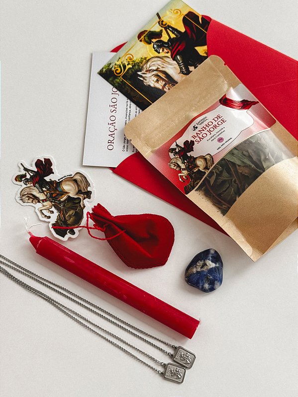 Kit São Jorge - Coragem, Força e Caminhos Abertos