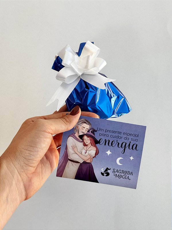 Embalagem para Presente Azul P