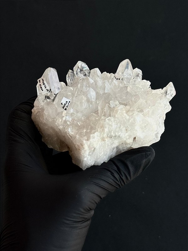 Drusa de Cristal com Mestrias - RARO - Peça Única DRMESTRIA63
