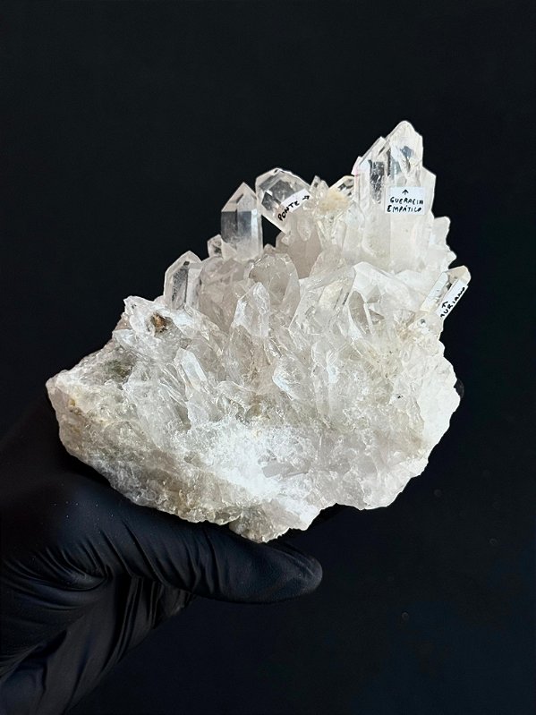 Drusa de Cristal com Mestrias - RARO - Peça Única DRMESTRIA67