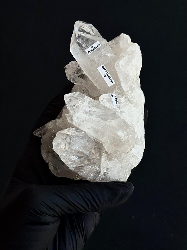 Drusa de Cristal com Mestrias - RARO - Peça Única DRMESTRIA72