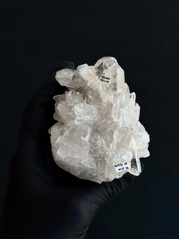 Drusa de Cristal com Mestrias - RARO - Peça Única DRMESTRIA73