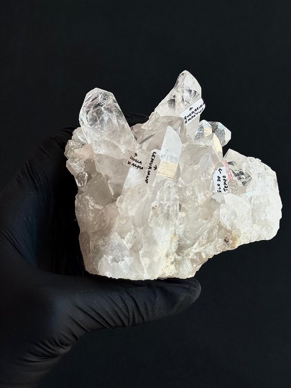 Drusa de Cristal com Mestrias - RARO - Peça Única DRMESTRIA78