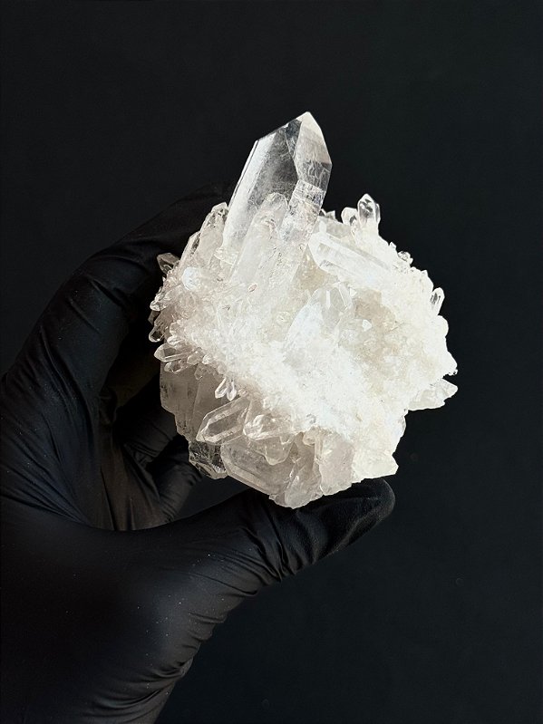 Drusa de Cristal com Mestrias - RARO - Peça Única DRMESTRIA81