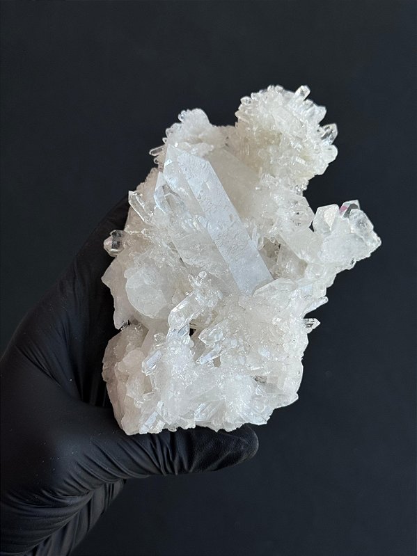 Drusa de Cristal com Mestrias - RARO - Peça Única DRMESTRIA82