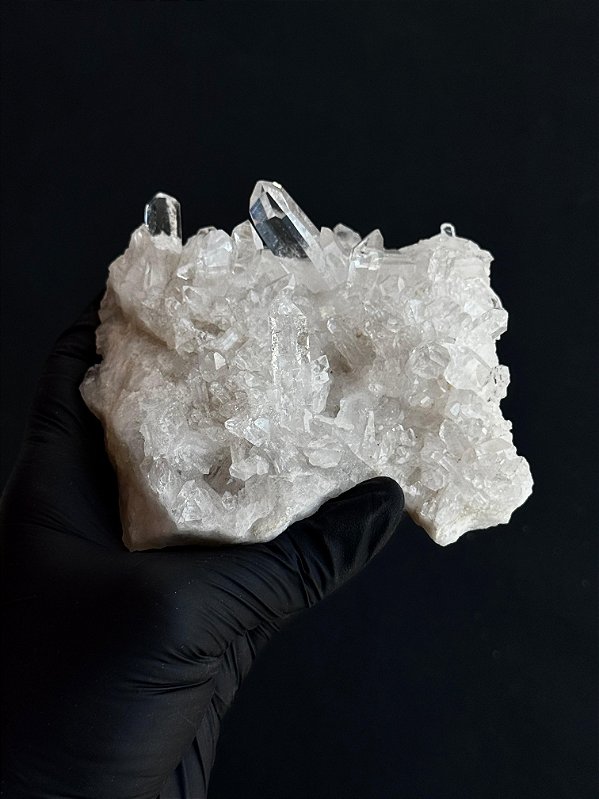 Drusa de Cristal com Mestrias - RARO - Peça Única DRMESTRIA83