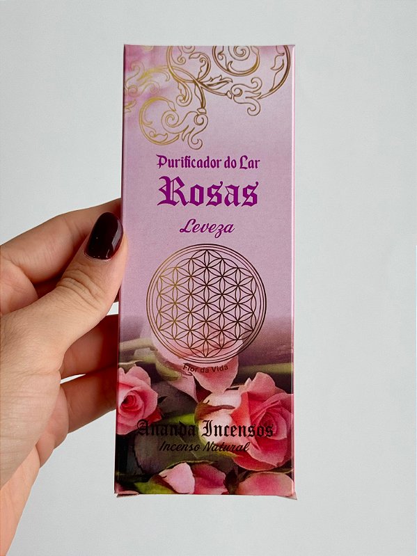 Incenso Ananda - Rosas - Leveza