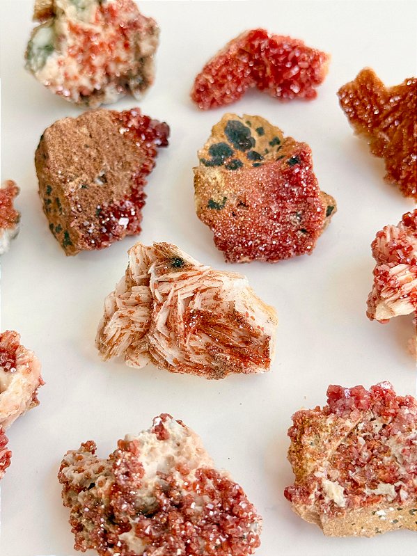 Vanadinita Bruta - "Pedra do Trabalho"; Transformar Sonhos em Ação