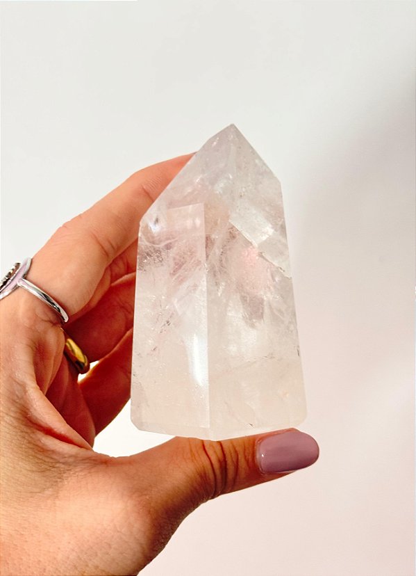 Ponta de Quartzo Cristal - Intensificador, Iluminação e Energização