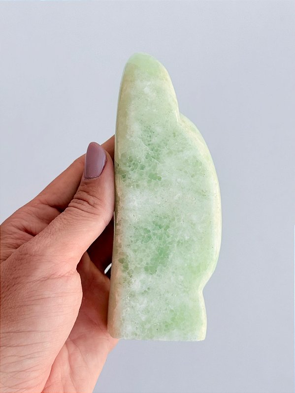 Calcita Oceano - COCEANO04 314g - Calmante; Intuição 200%; Resolução de Conflitos; Soluções Criativas