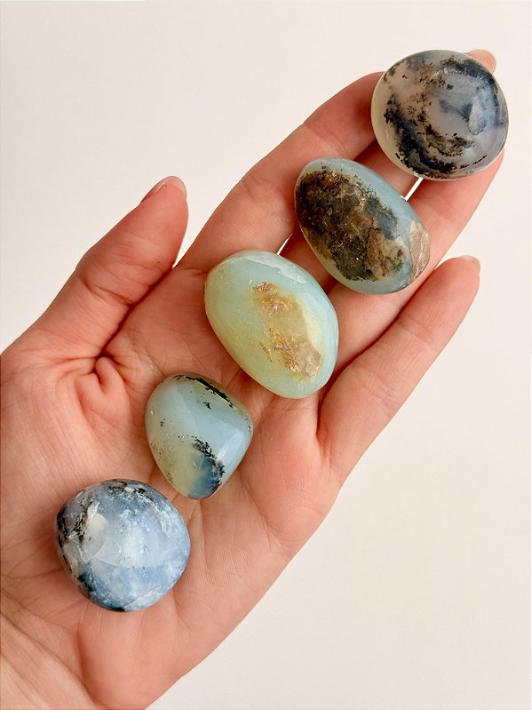 Opala Azul - Acolhimento Emocional, Alívio do Estresse, Confiança e Sensibilidade