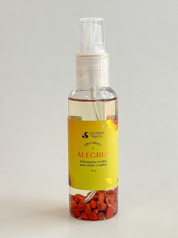 Spray Mágico Alegria - Otimismo, Bom Humor e Brilho Pessoal