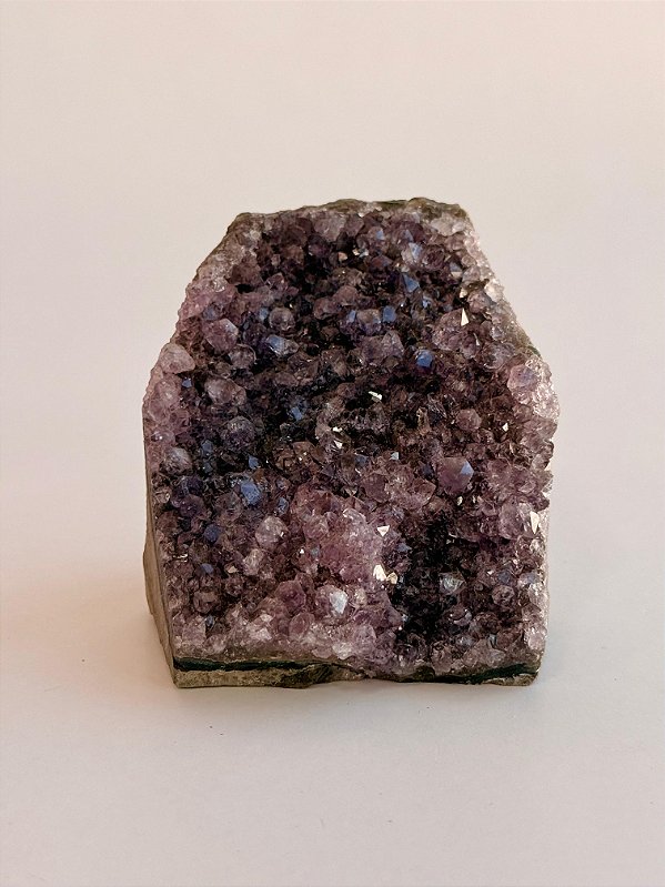 Drusa de Ametista Encantada - DAE97 282g - Eleva a Vibração; Intuição e Conexão